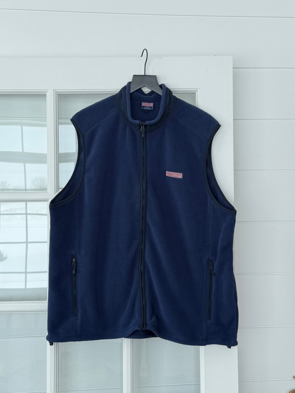 Vineyard Vines Navy Fleece Vest